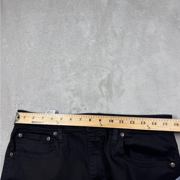 Levi’s Women’s 726 High Rise Black Cotton Blend Retro Flare Jeans Size 33 - Picture 5 of 16